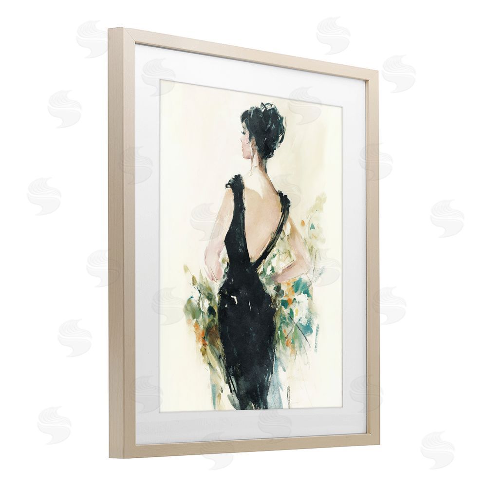 Svetlana Aleynikova Backless Reverie Gown Brown Framed Print Under Glass Wall Art