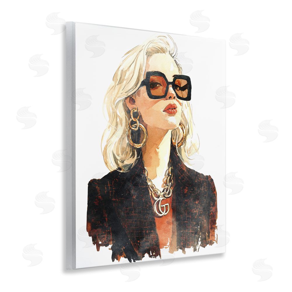 Svetlana Aleynikova Luxurious Gilded Gaze Wooden Wall Plaque Art Print