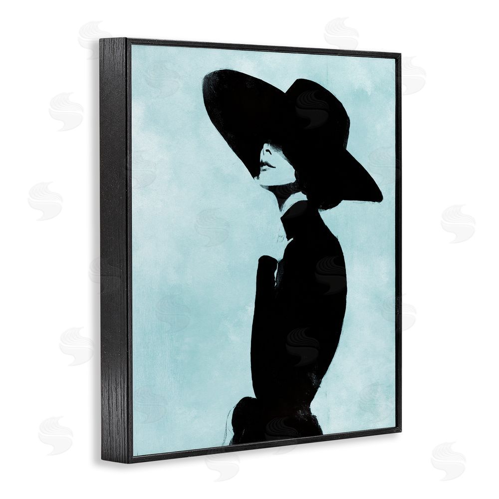 Svetlana Aleynikova Eclipse In Black Black Framed Giclee Wall Art Print