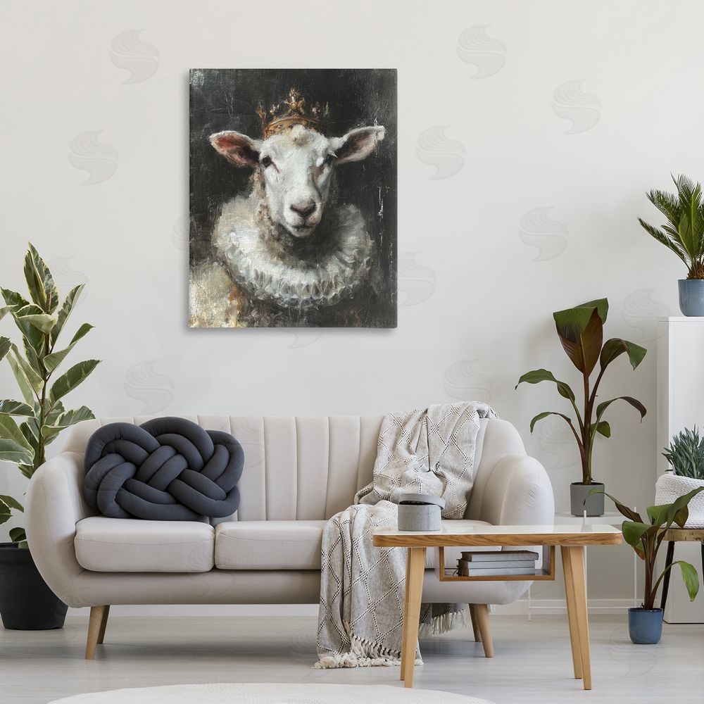 Svetlana Aleynikova Crowned Sheep Portrait 