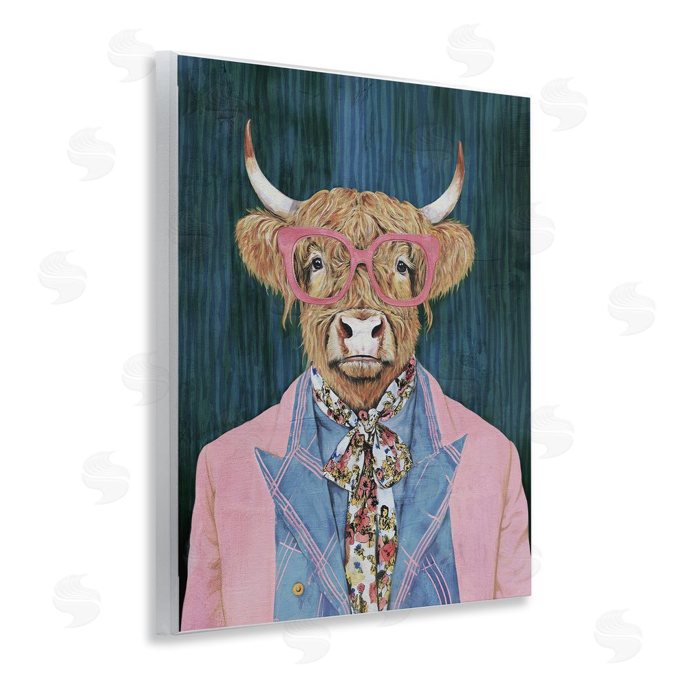 Svetlana Aleynikova Gentle Bull Portrait Wooden Wall Plaque Art Print