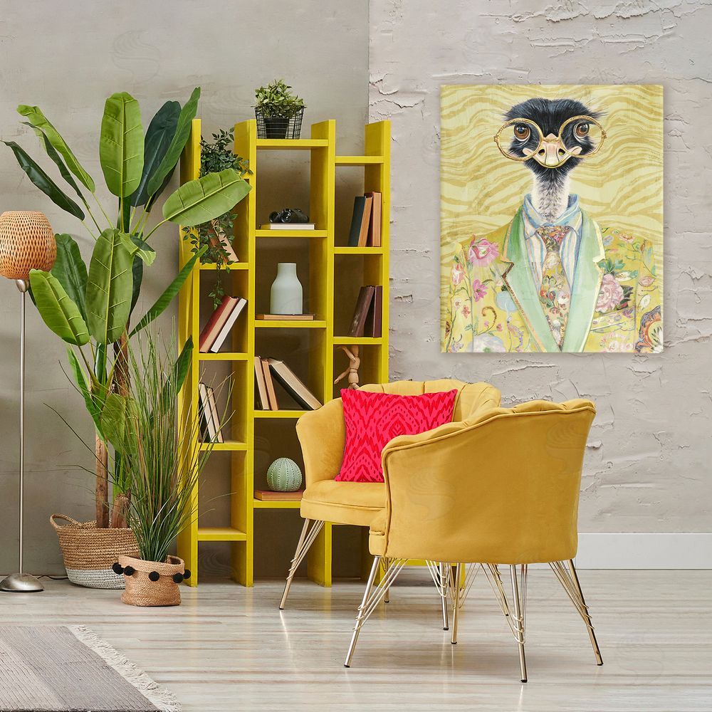 Svetlana Aleynikova Dandy Ostrich Portrait 