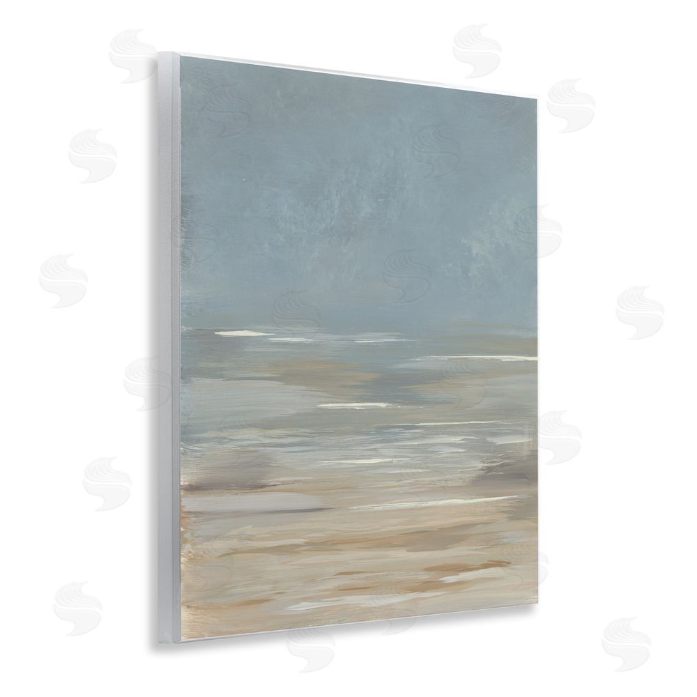 Kristen Dalpiaz Abstract Beach Gradient Wooden Wall Plaque Art Print