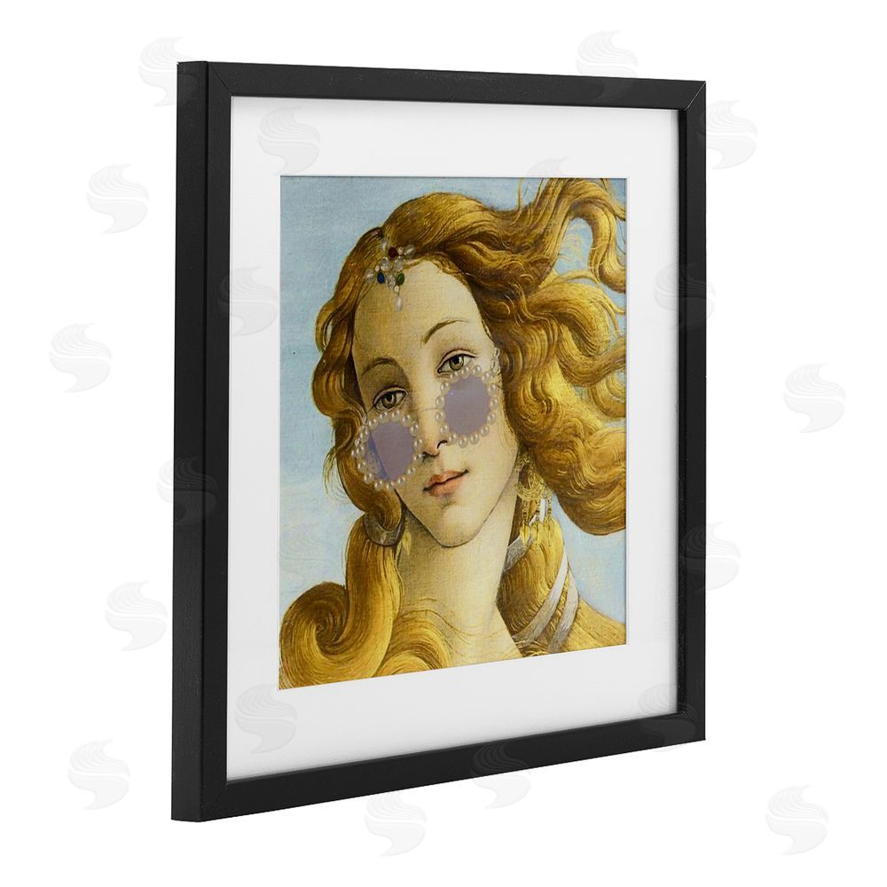 Grotto Studios Modern Day Venus Shades Black Framed Print Under Glass Wall Art