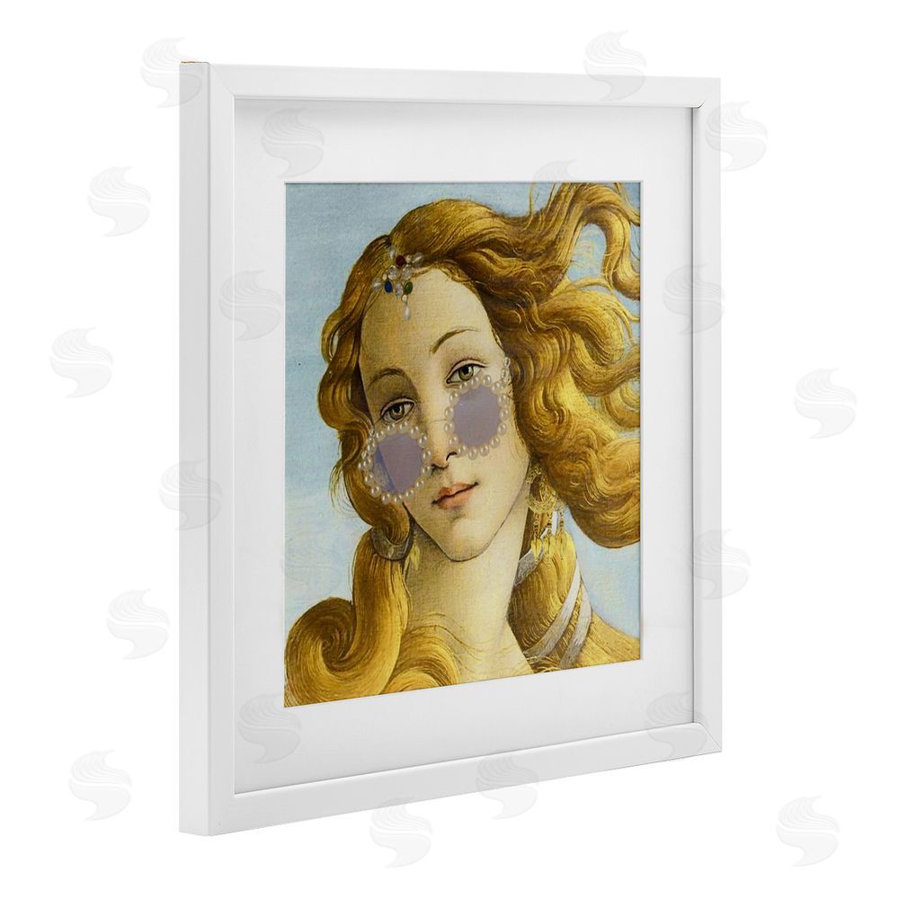 Grotto Studios Modern Day Venus Shades White Framed Print Under Glass Wall Art