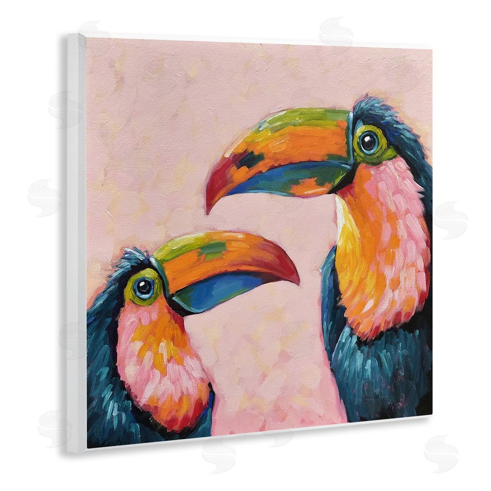 Lucia Stewart Tropical Toucan Paradise Wooden Wall Plaque Art Print