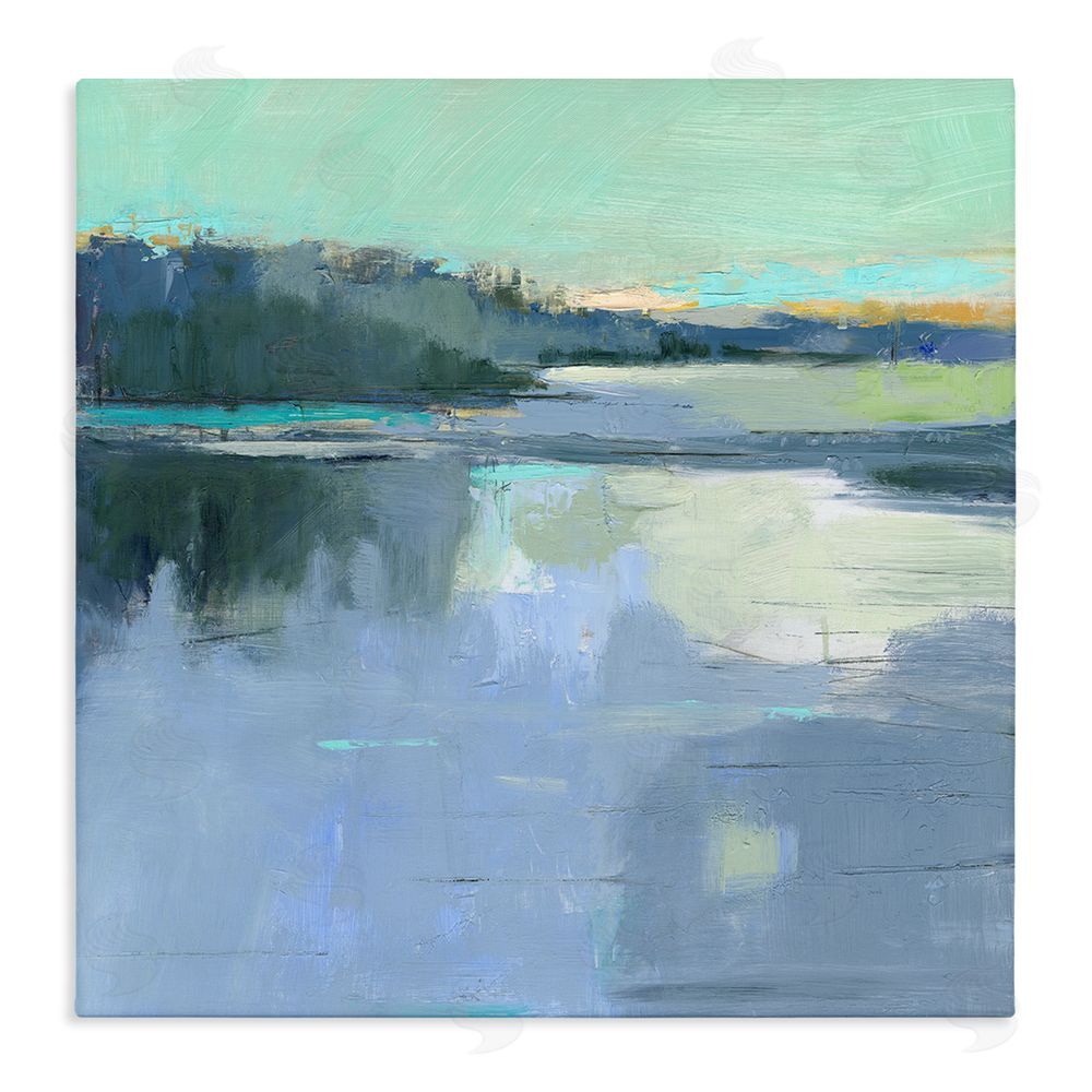 Kathleen Robbins Brave Boat Harbor Stretched Canvas Wall Art Print