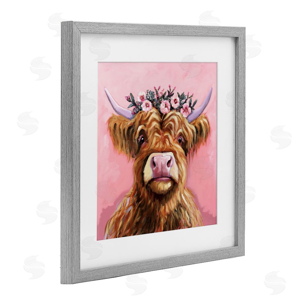 Lucia Stewart Grace Of The Glen Gray Framed Print Under Glass Wall Art