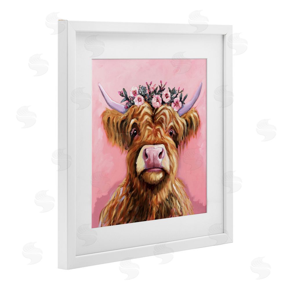 Lucia Stewart Grace Of The Glen White Framed Print Under Glass Wall Art