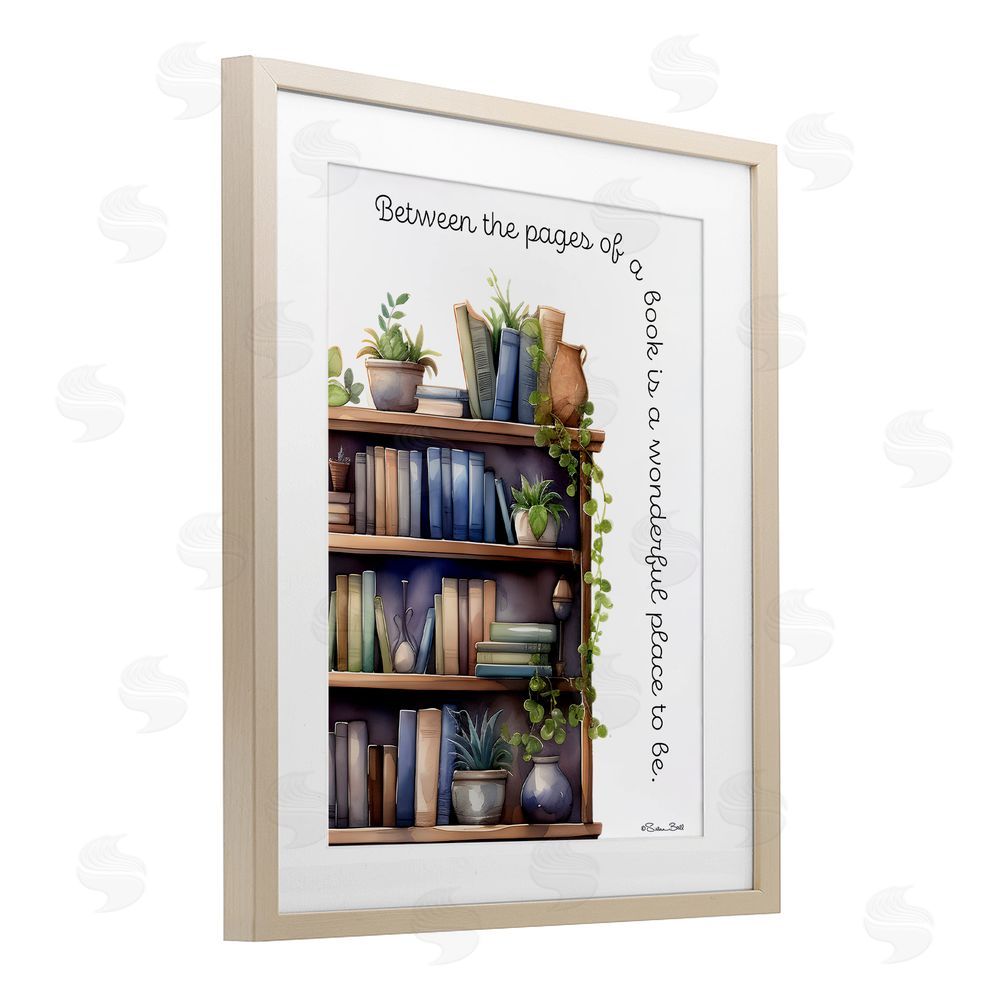 Susan Ball Between The Pages Of A Book Brown Framed Print Under Glass Wall Art