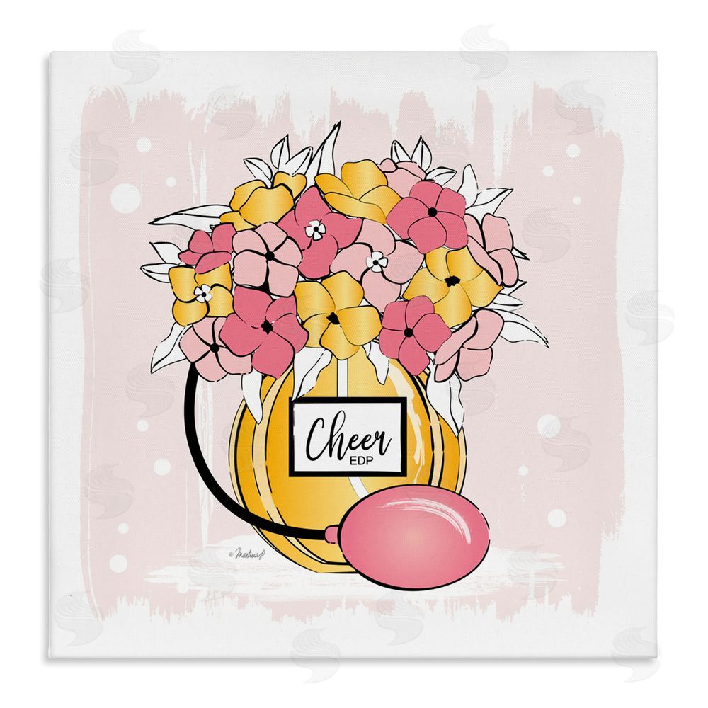Martina Pavlova Cheer Perfume Floral Bouquet Stretched Canvas Wall Art Print