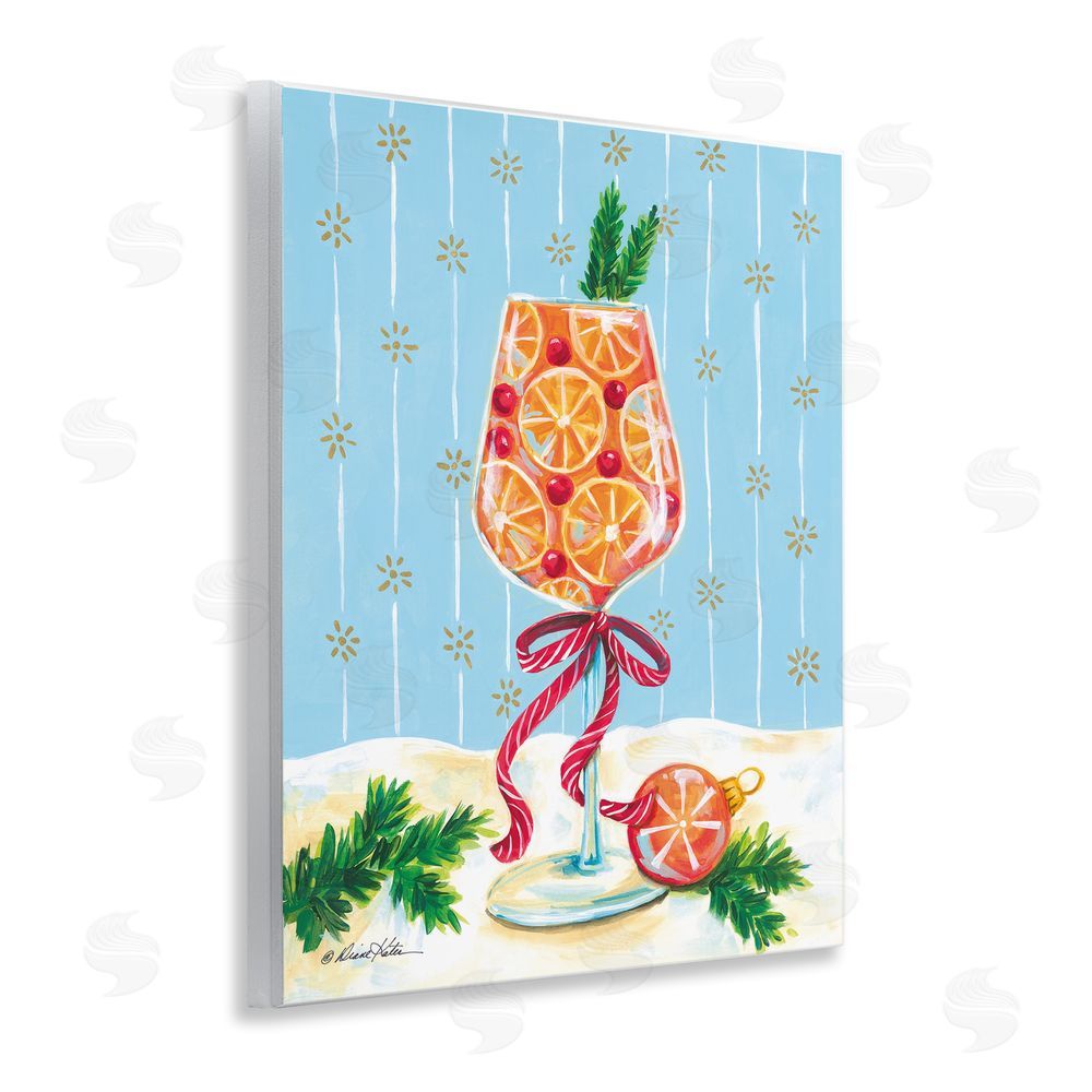Diane Kater Festive Fruit Cocktail Wall Plaque Art Print