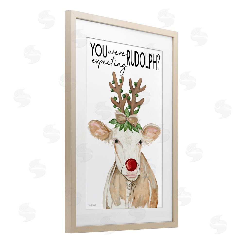 Cindy Jacobs You Were Expecting Rudolph Birch Framed Print Under Glass with White Mat Wall Art