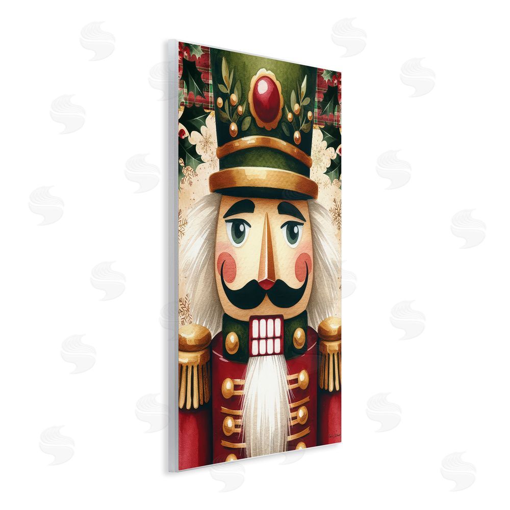 Nicole DeCamp Traditional Festive Nutcracker Wall Plaque Art Print