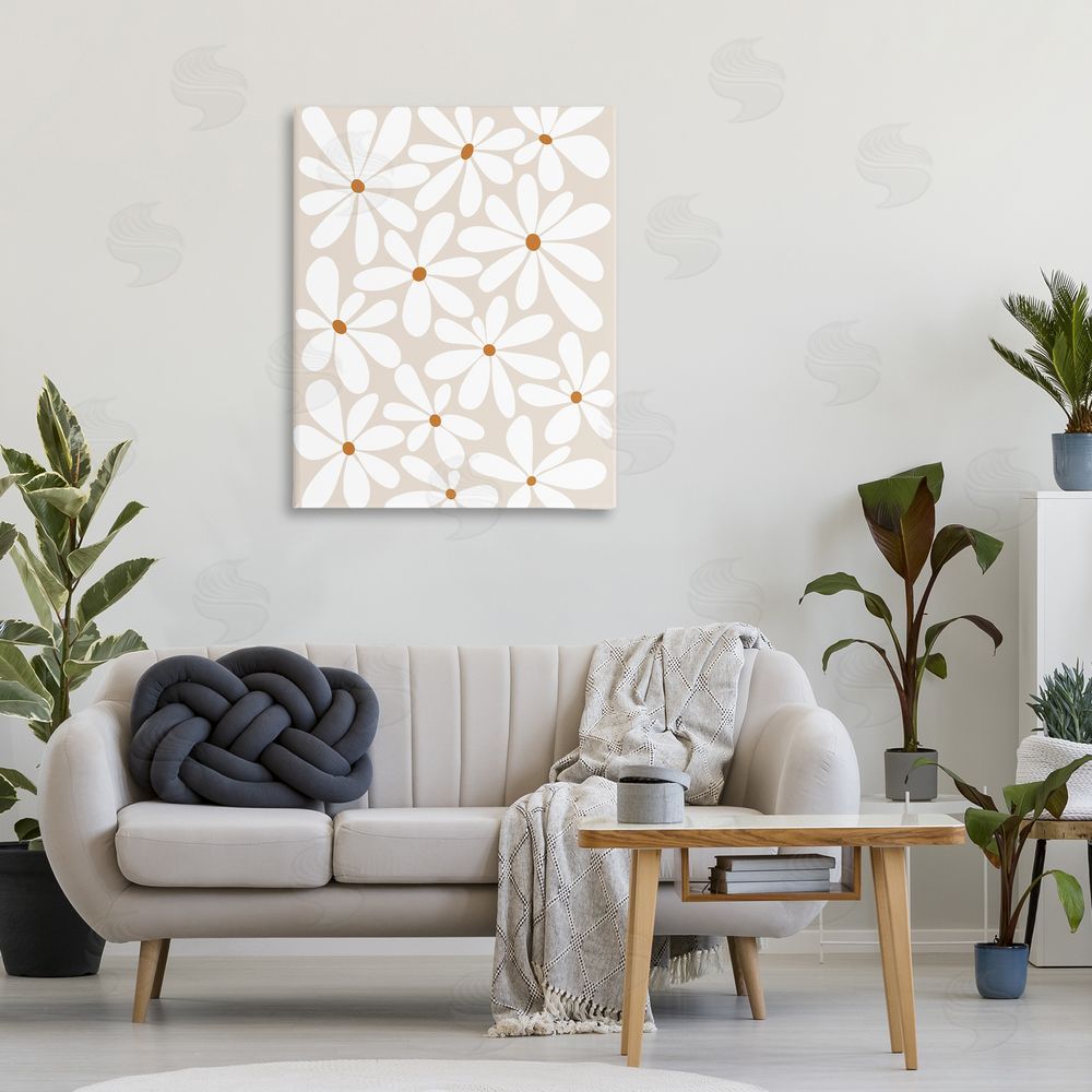 Susan Ball Beige & White Daisies 