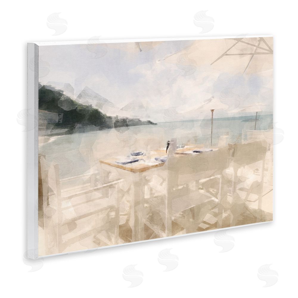 Noah Bay Table By The Sea Wall Plaque Printed Art
