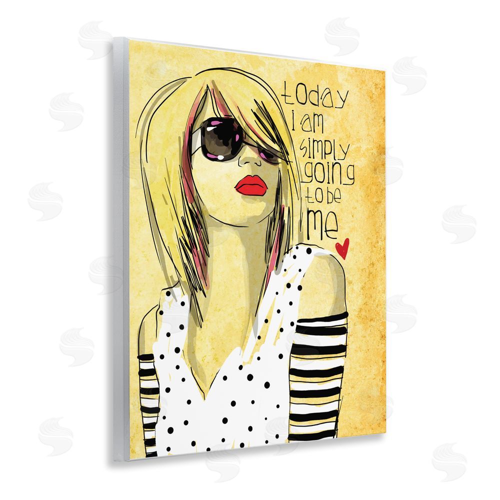 Suzanne Millius Today I Am Simply Me Wall Plaque Printed Art