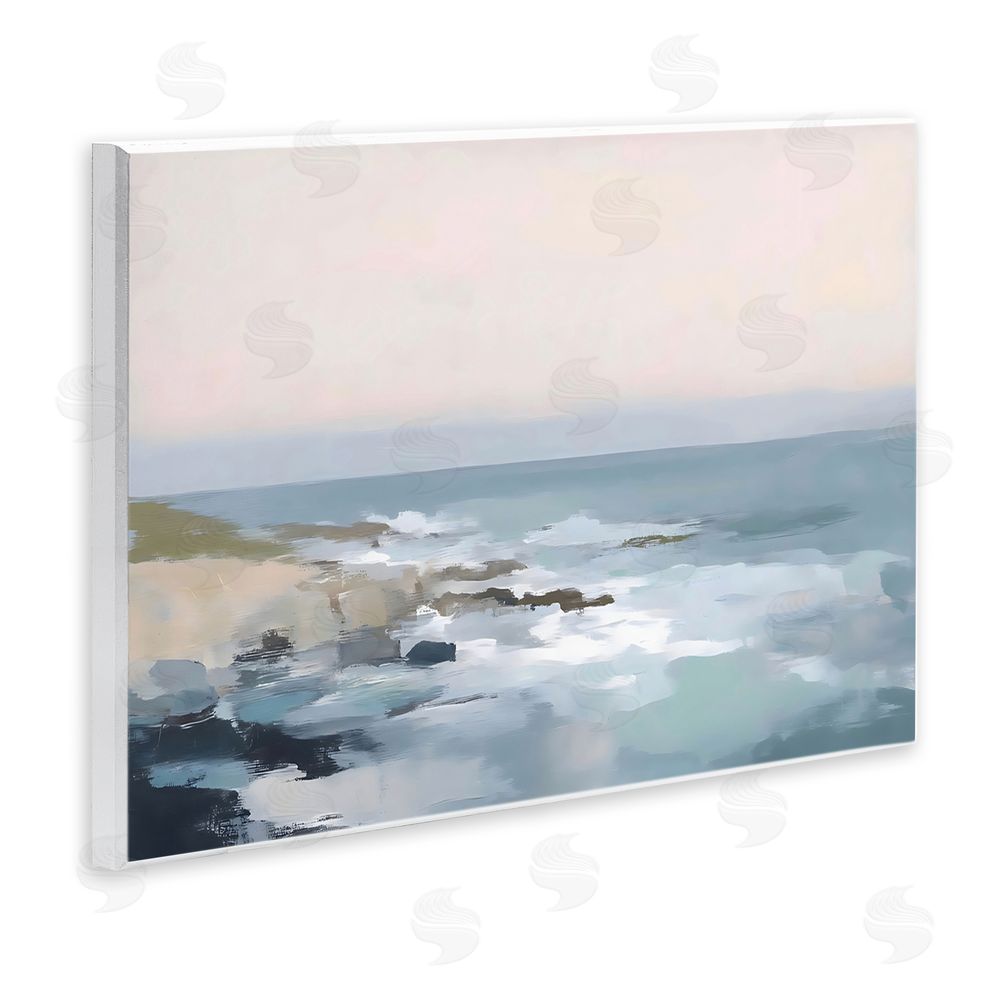 Creative Studio Serene Coastal Ocean Scene Wall Plaque Printed Art