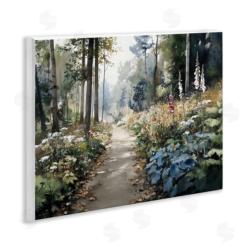 Franklyn Gregory Foliage Forest at Dusk Wall Plaque Home Decor Art Print
