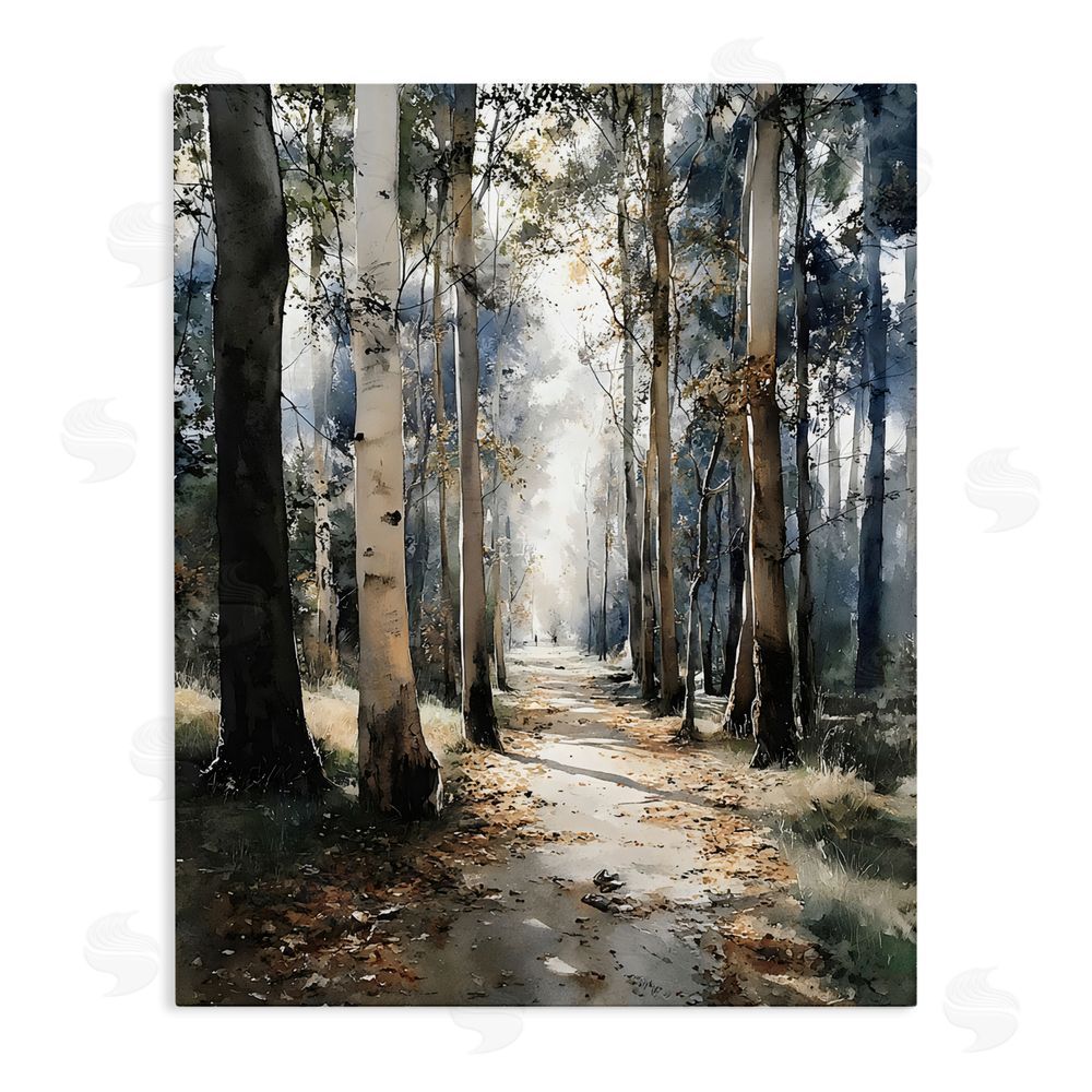 Franklyn Gregory Path in Autumn Light Stretched Canvas Wall Art