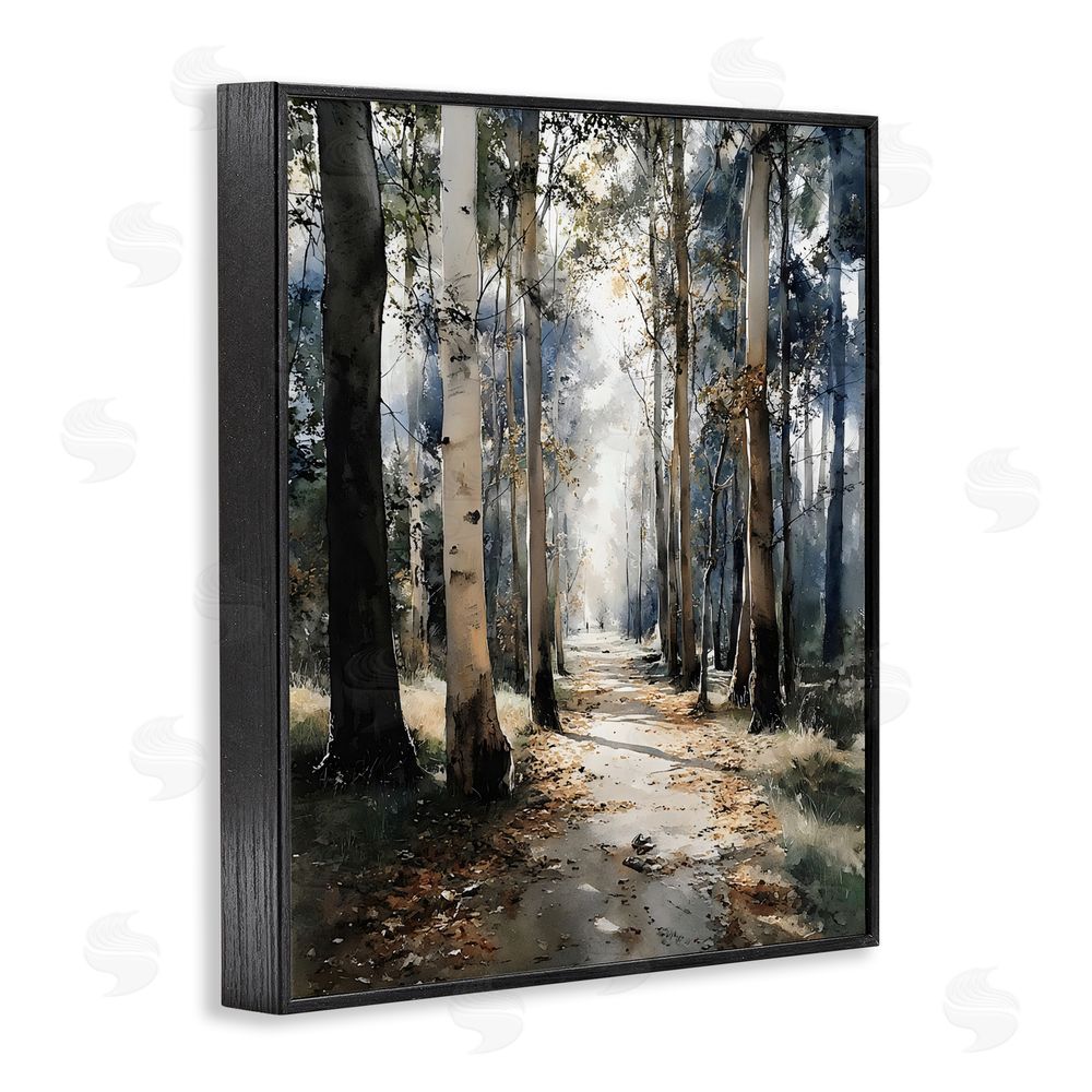 Franklyn Gregory Path in Autumn Light Black Framed Giclee Wall Art