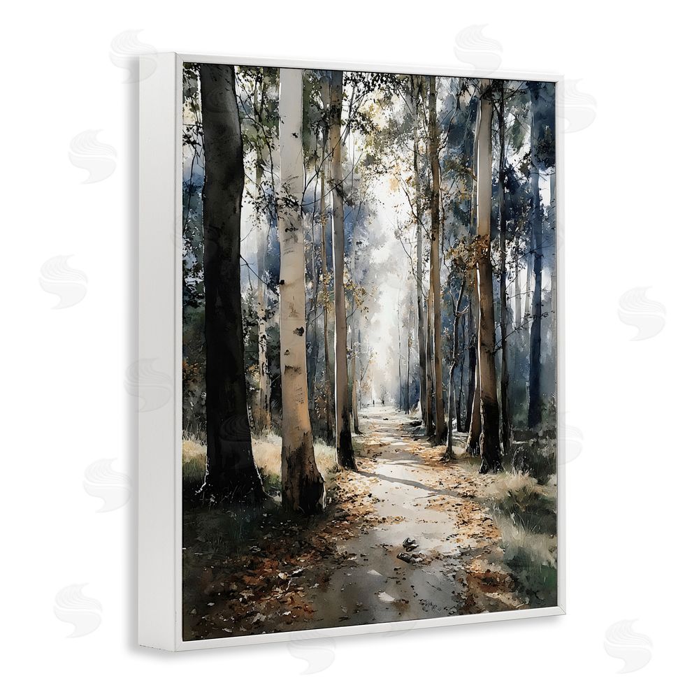 Franklyn Gregory Path in Autumn Light White Framed Giclee Wall Art