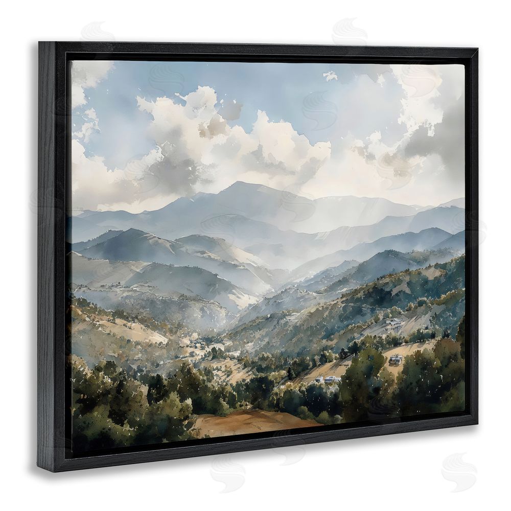 Franklyn Gregory Everything Under The Sun Black Floating Framed Canvas Wall Art