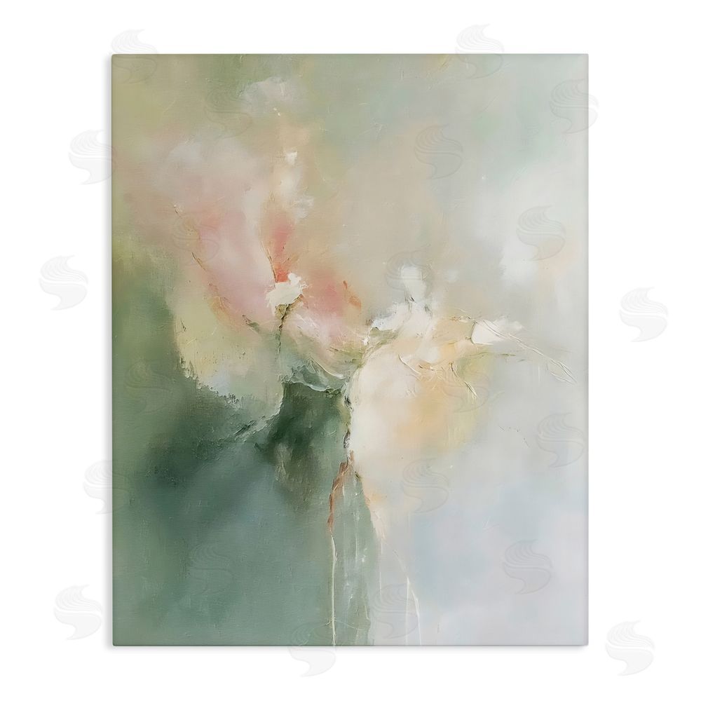 Riley B Ethereal Brushwork Abstraction Stretched Canvas Wall Art