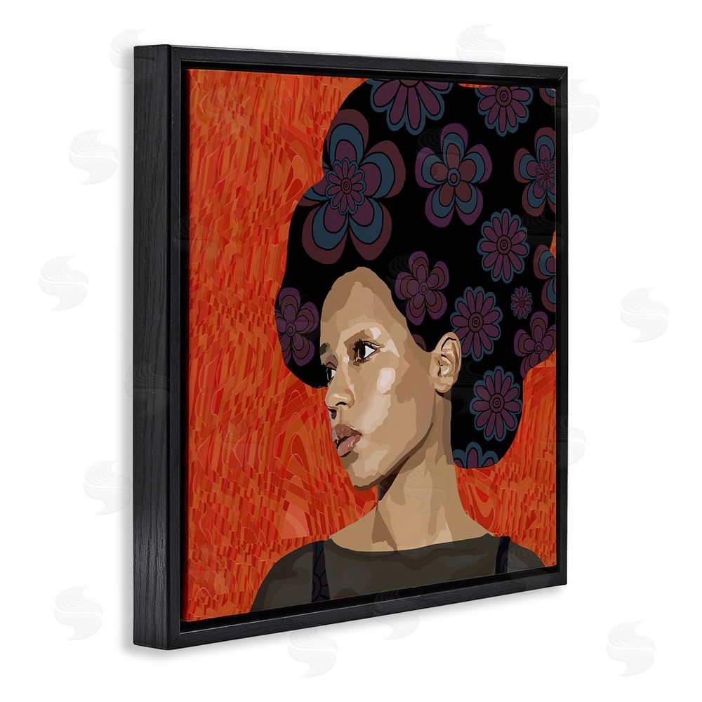 Lynnda Rakos Portrait Of A Dreamer Black Floating Frame Canvas Wall Art Print