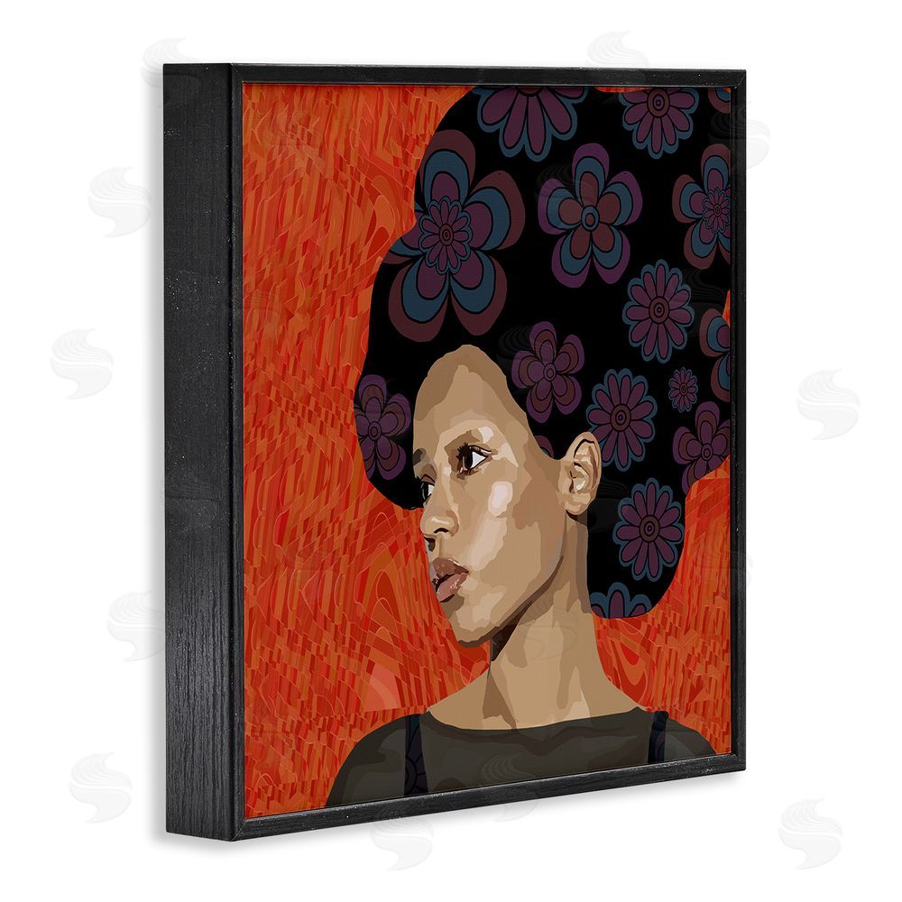 Lynnda Rakos Portrait Of A Dreamer Black Framed Giclee Wall Art Print