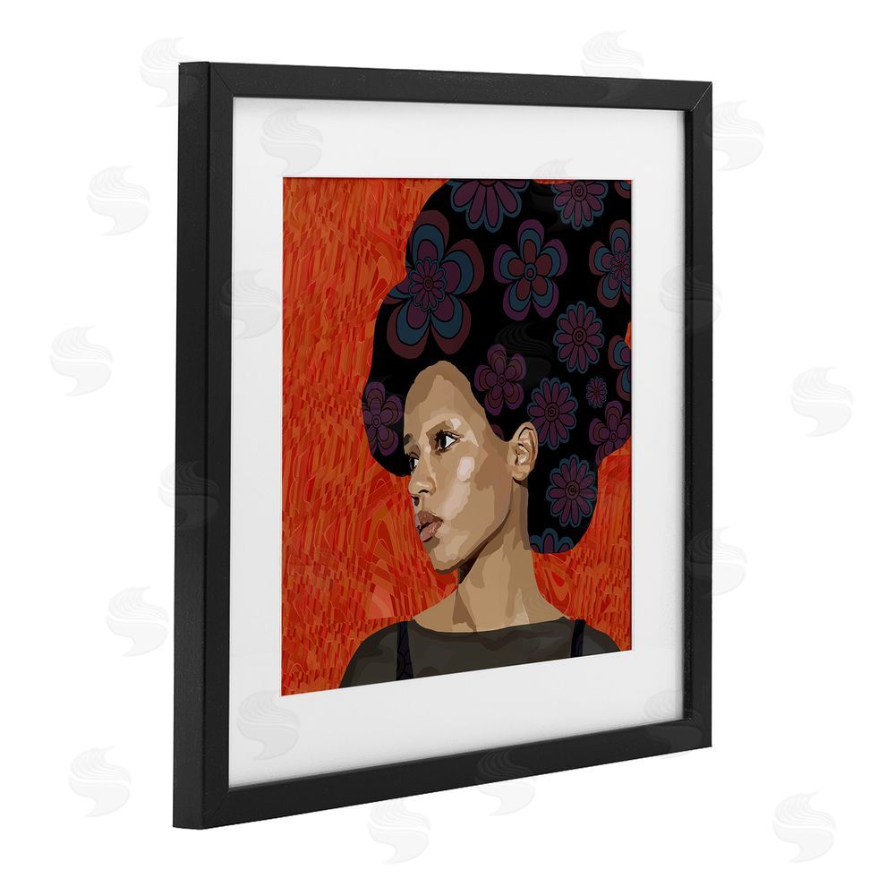 Lynnda Rakos Portrait Of A Dreamer Black Framed Print Under Glass Wall Art