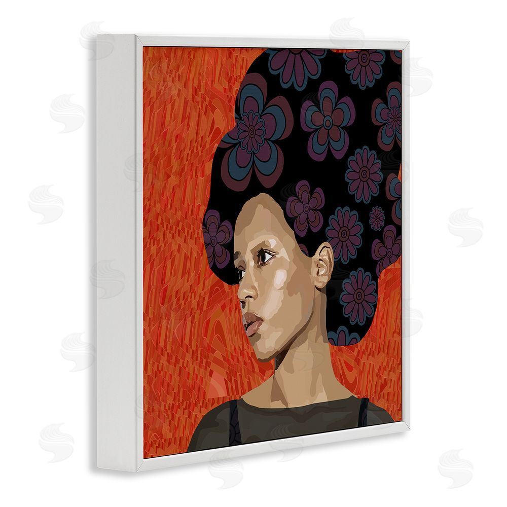 Lynnda Rakos Portrait Of A Dreamer White Framed Giclee Wall Art Print