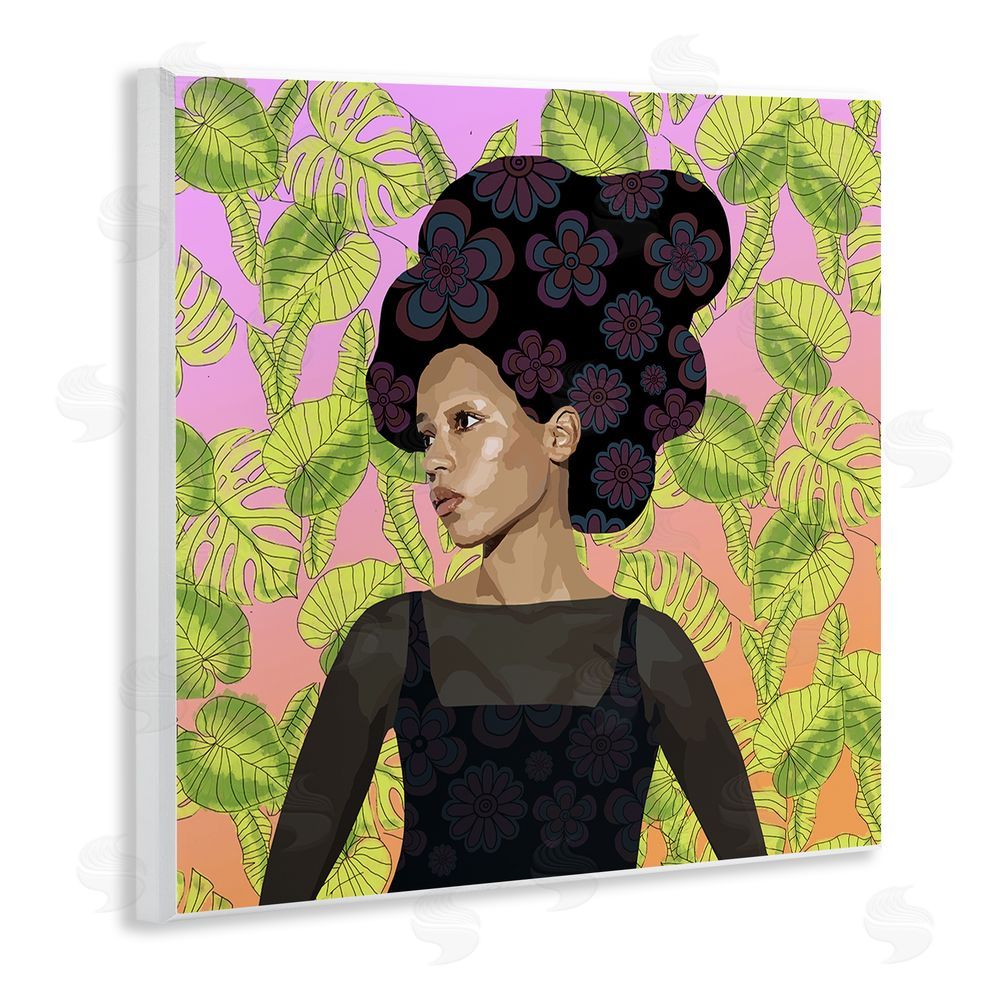 Lynnda Rakos Whispers Of Bloom Wooden Wall Plaque Art Print