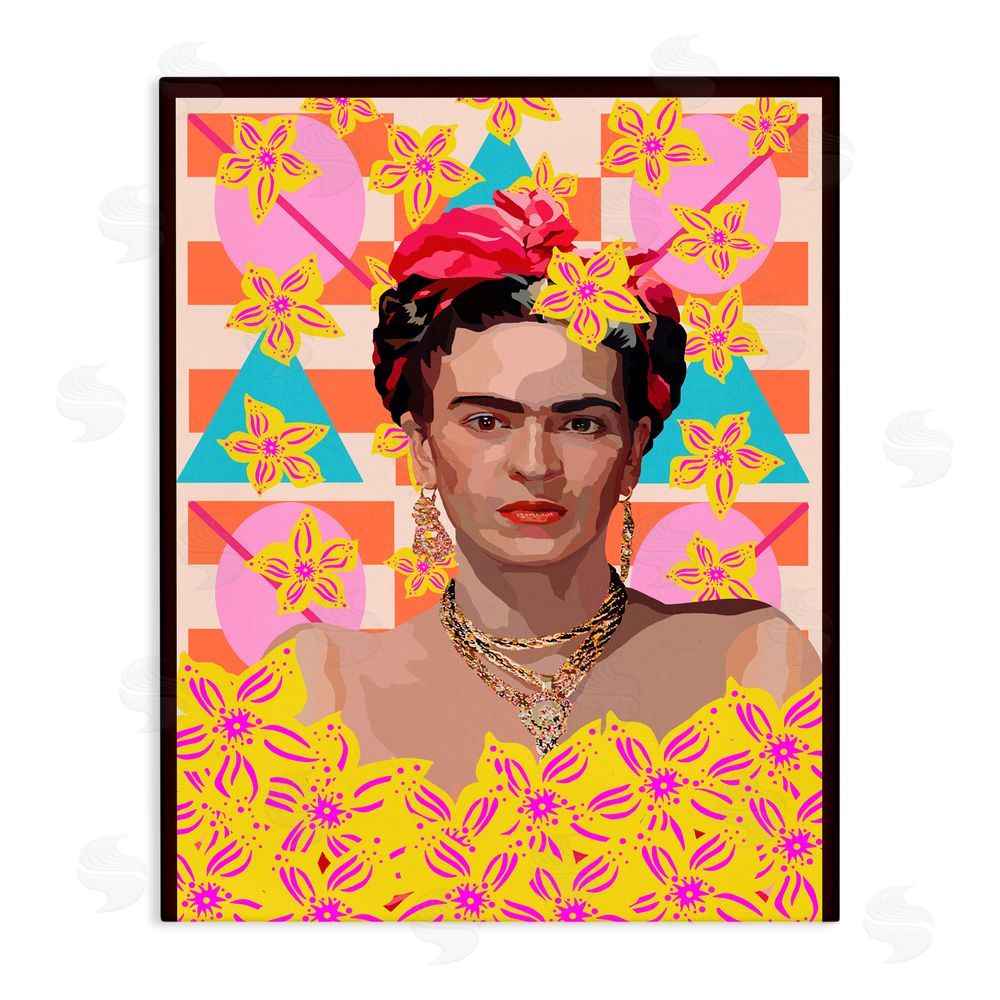 Lynnda Rakos Frida's Floral Journey Stretched Canvas Wall Art Print