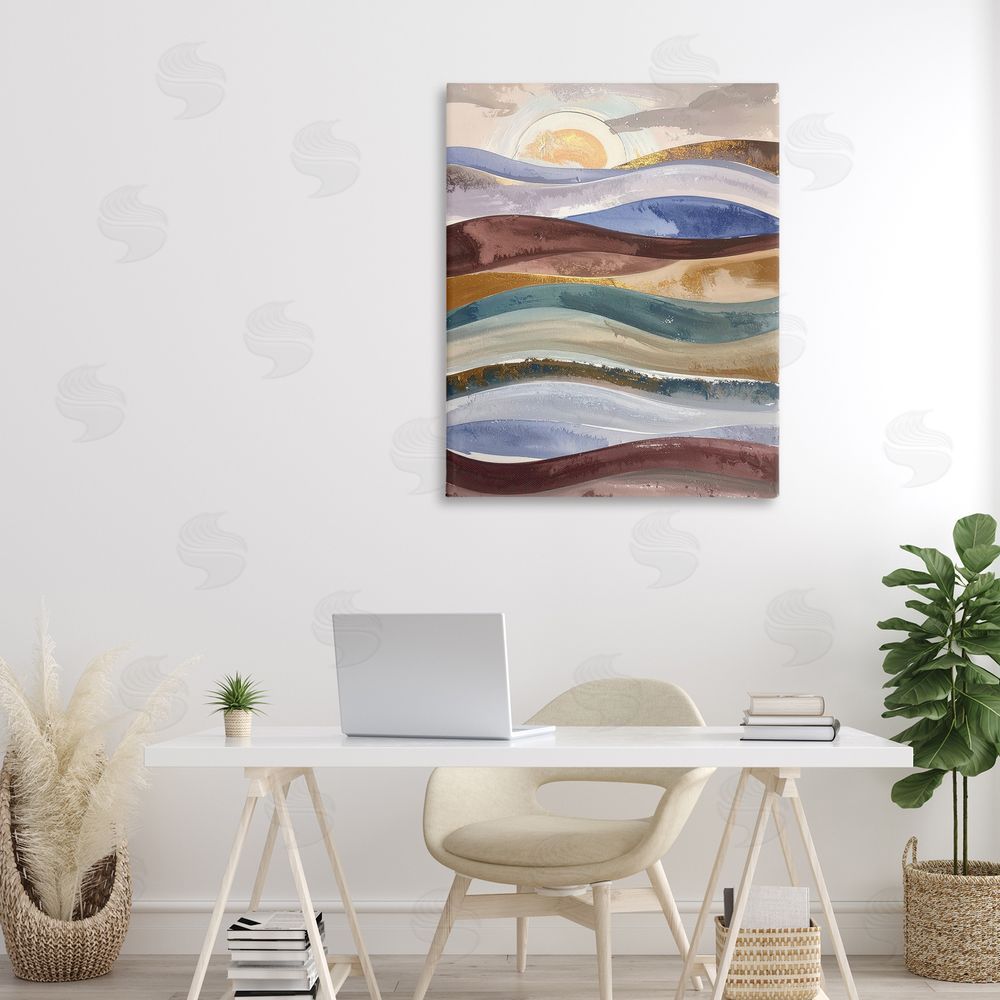 Alonza Saunders Layered Ocean Flow 