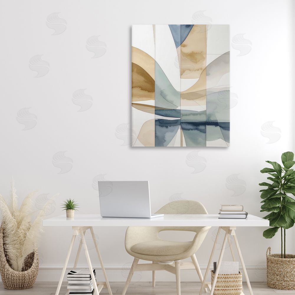 Alonza Saunders Geographic Fluid Abstraction 