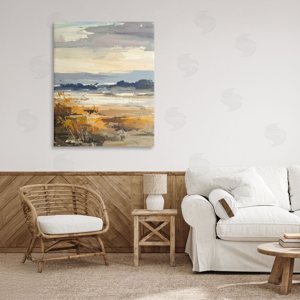 Alonza Saunders Distant Horizon Abstract 