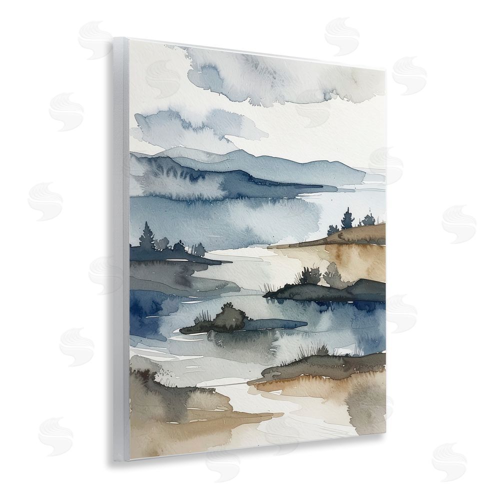 Alonza Saunders The Flow Of Water Wooden Wall Plaque Art Print
