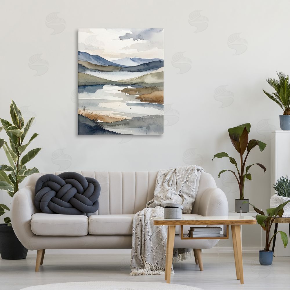Alonza Saunders Flow Of Water Pond 