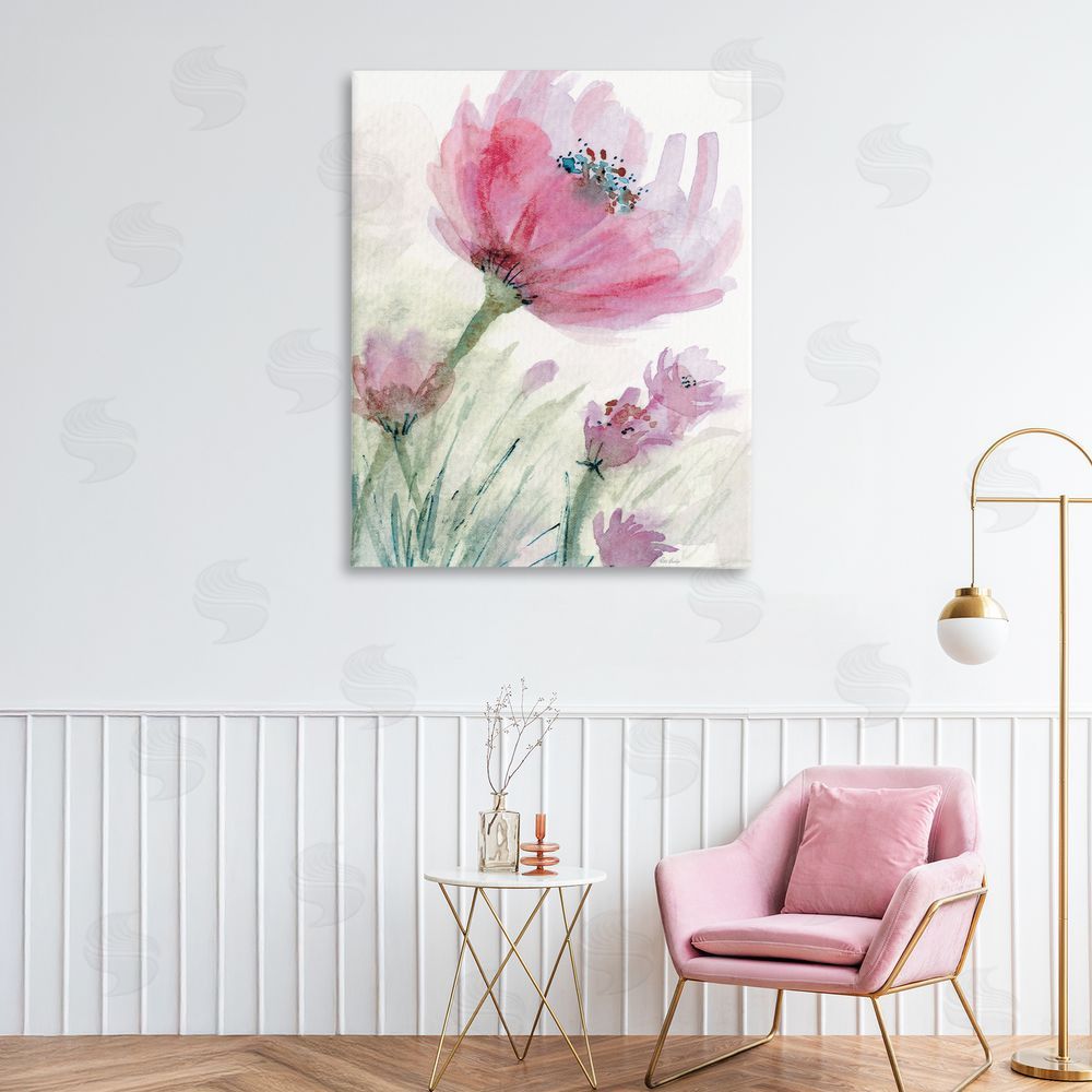 Patti Bishop Pink Flower & Speckled Stamen 
