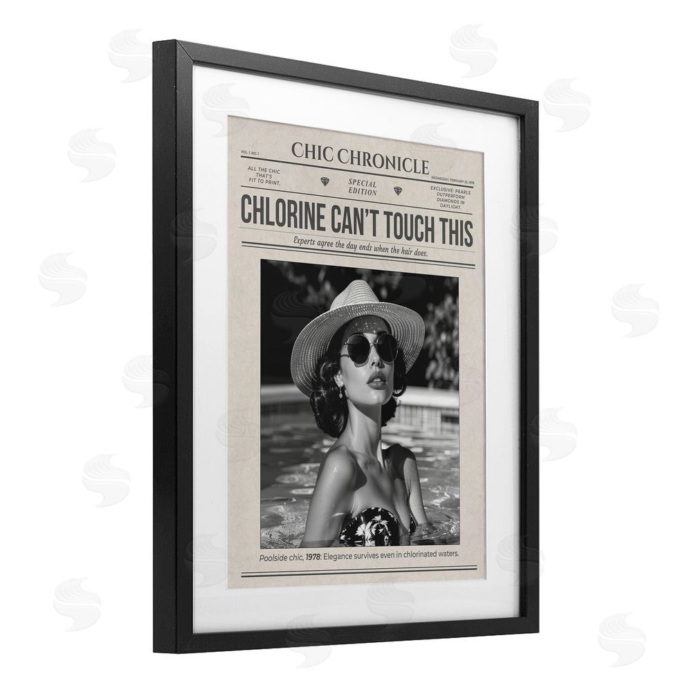 A Barefoot Stylist Chic Chronical Vintage Magazine Black Framed Print Under Glass Wall Art