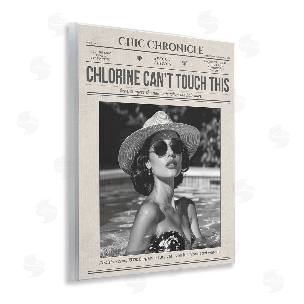 A Barefoot Stylist Chic Chronical Vintage Magazine Wooden Wall Plaque Art Print