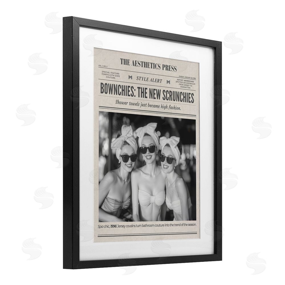A Barefoot Stylist The Aesthetics Press Magazine Black Framed Print Under Glass Wall Art