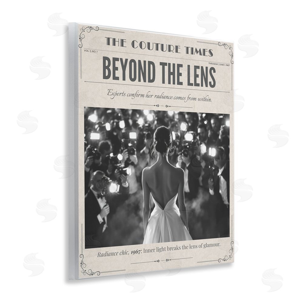 A Barefoot Stylist The Couture Times Magazine Wooden Wall Plaque Art Print