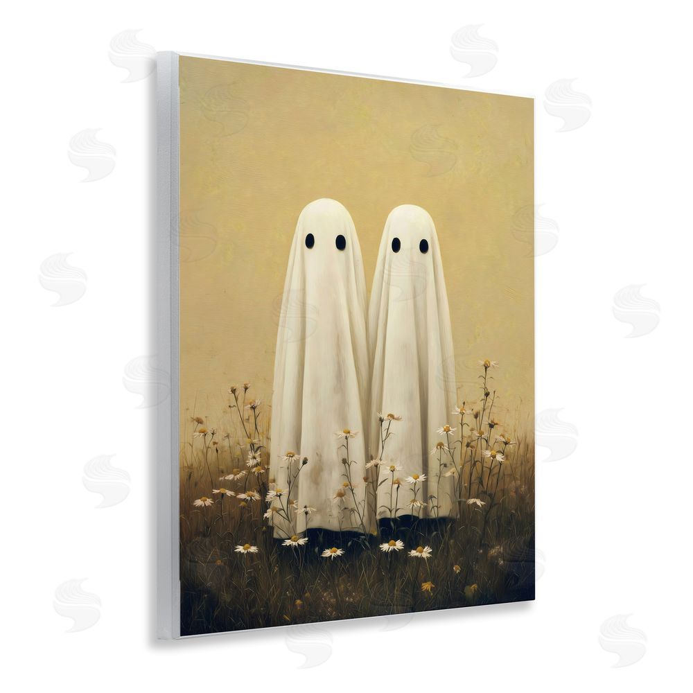 Arlington Prints Daisy Ghost Couple Wooden Wall Plaque Art Print