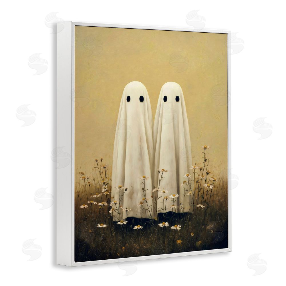 Arlington Prints Daisy Ghost Couple White Framed Giclee Print Wall Art