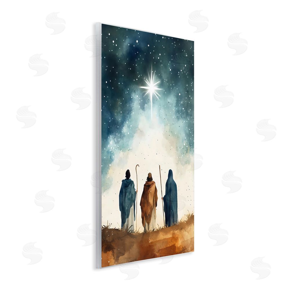 Petal Prints Design Guided Wisdom Shepherds Wooden Wall Plaque Art Print