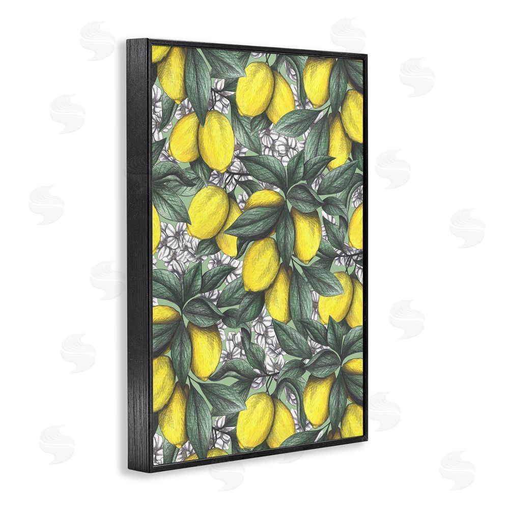 Cecilia Battaini Under The Lemon Tree Black Framed Giclee Print Wall Art