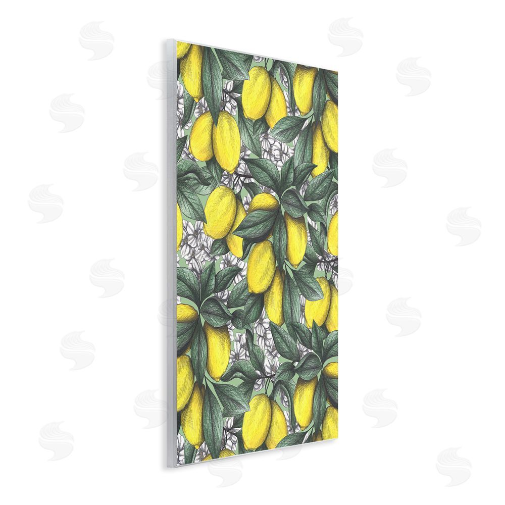 Cecilia Battaini Under The Lemon Tree Wooden Wall Plaque Art Print