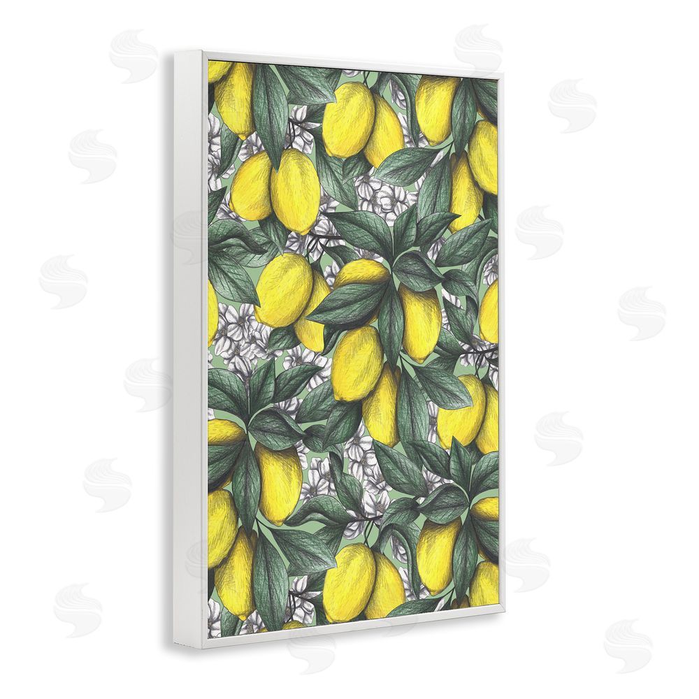 Cecilia Battaini Under The Lemon Tree White Framed Giclee Print Wall Art
